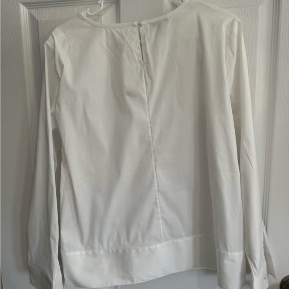 Talbots long sleeve white blouse - Picture 4 of 4